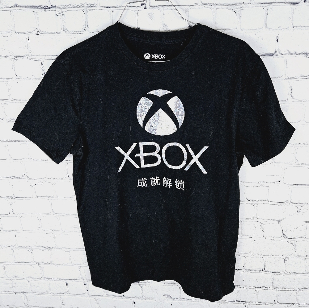 XBOX | shiny graphic gaming shorts sleeve tee t-shirt